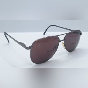 Gallery George Gunmetal Pilot Sunglasses Frames Only